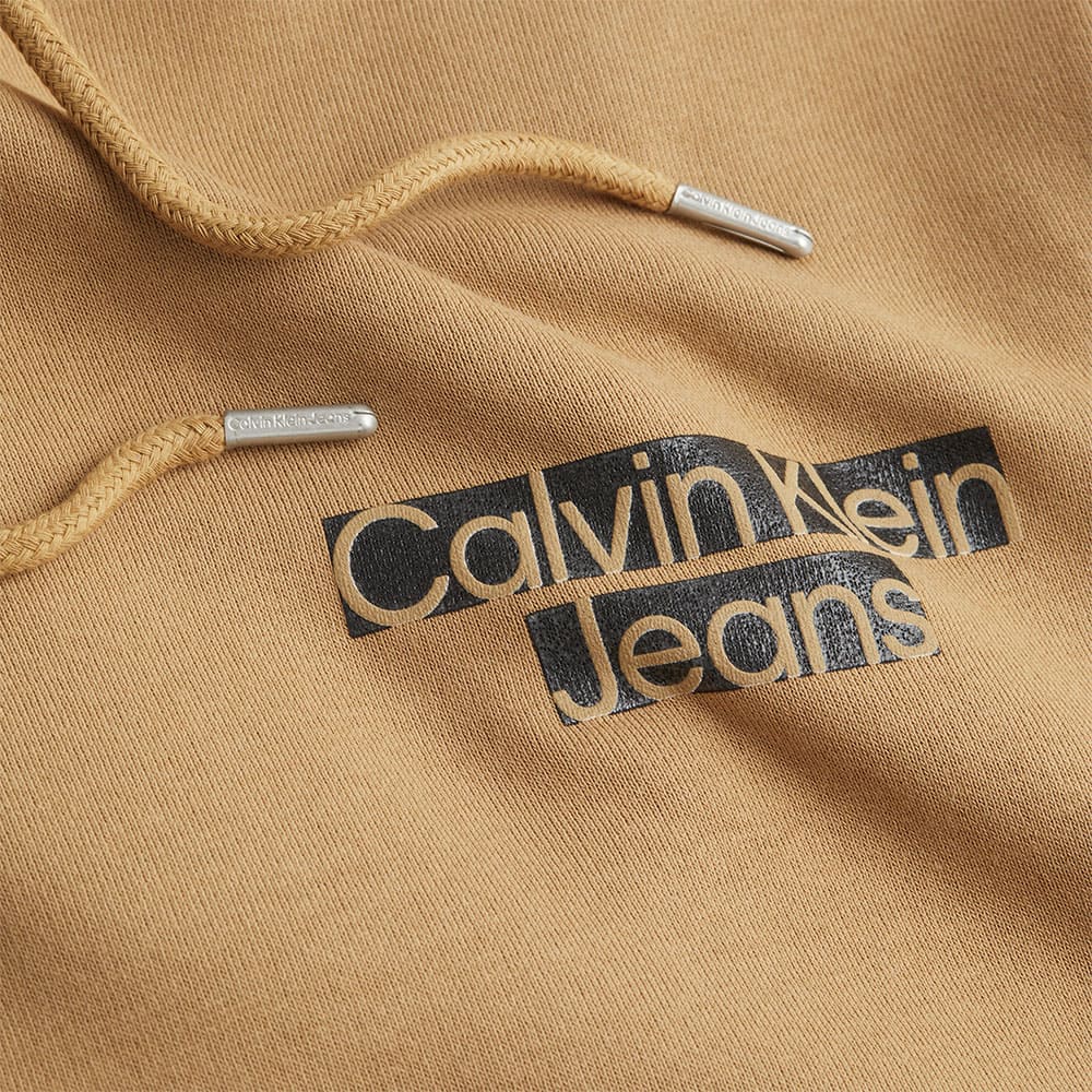 Calvin Klein Μπεζ Hoodie - J30J322324