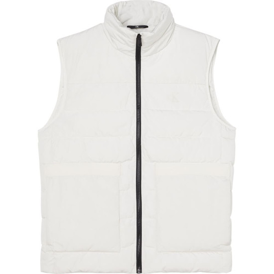 Calvin Klein Λευκό Αμάνικο Μπουφάν - J30J322495 
