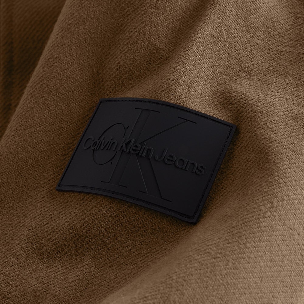 Calvin Klein Μπεζ Πουκάμισο Overshirt - J30J323971