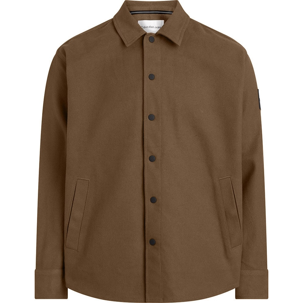 Calvin Klein Μπεζ Πουκάμισο Overshirt - J30J323971