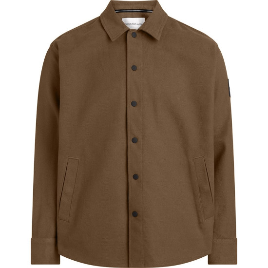 Calvin Klein Μπεζ Πουκάμισο Overshirt - J30J323971