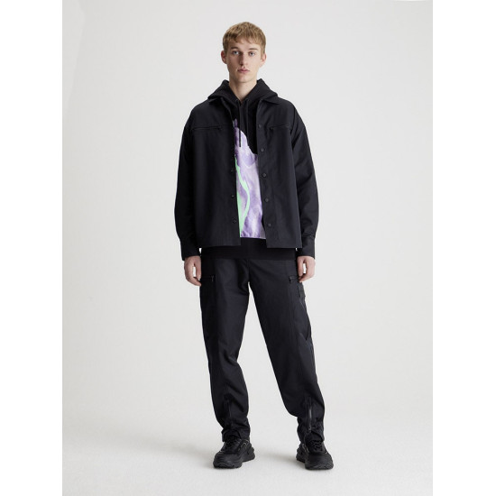 Calvin Klein Μαύρο Παντελόνι Cargo - J30J324033