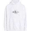 Calvin Klein Λευκό Hoodie - J30J324118