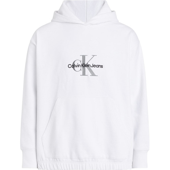 Calvin Klein Λευκό Hoodie - J30J324118
