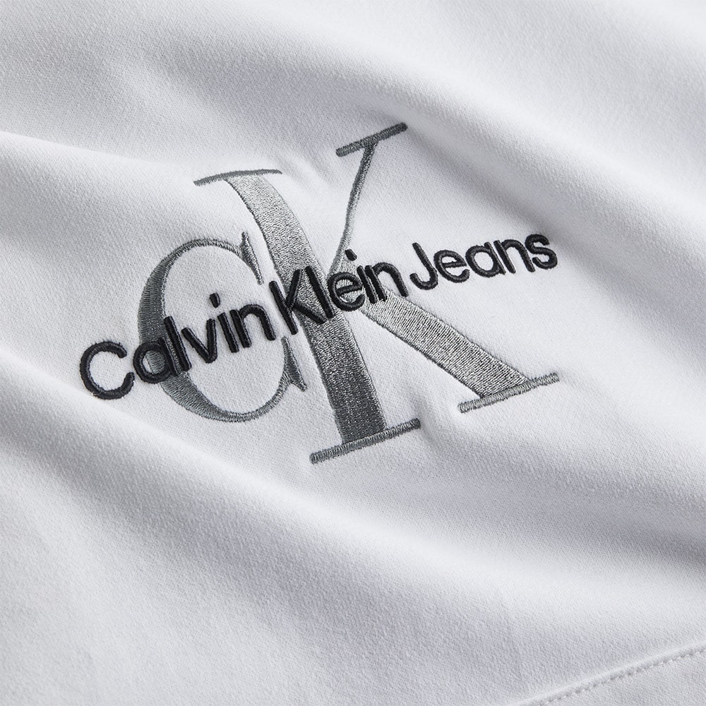 Calvin Klein Λευκό Hoodie - J30J324118