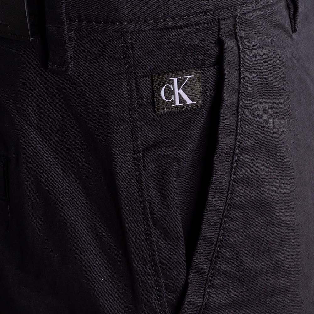 Calvin Klein Μαύρο Παντελόνι Chino - J30J325115