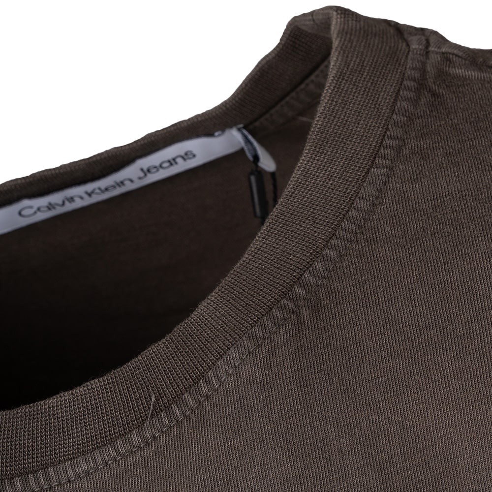 Calvin Klein Χακί T-shirt C Neck - J30J325207