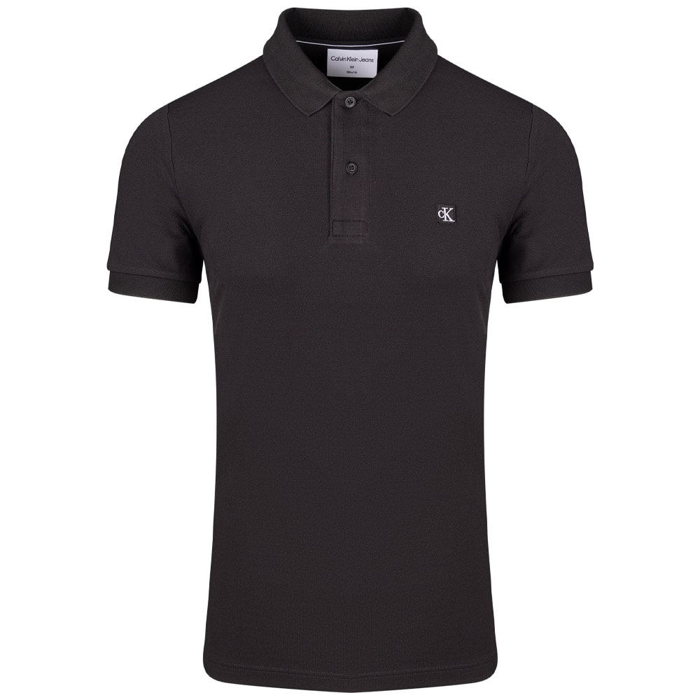 Calvin Klein Μαύρο Κοντομάνικο polo - J30J325269