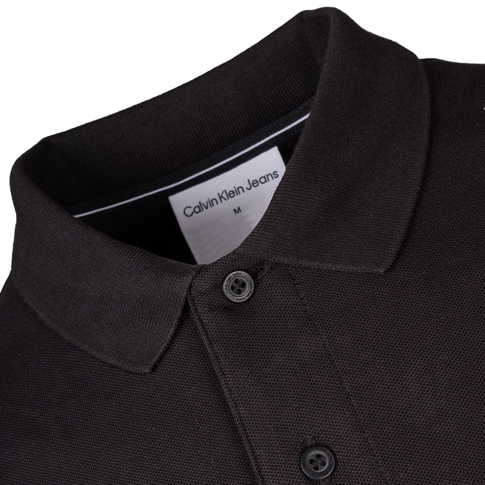 Calvin Klein Μαύρο Κοντομάνικο polo - J30J325269