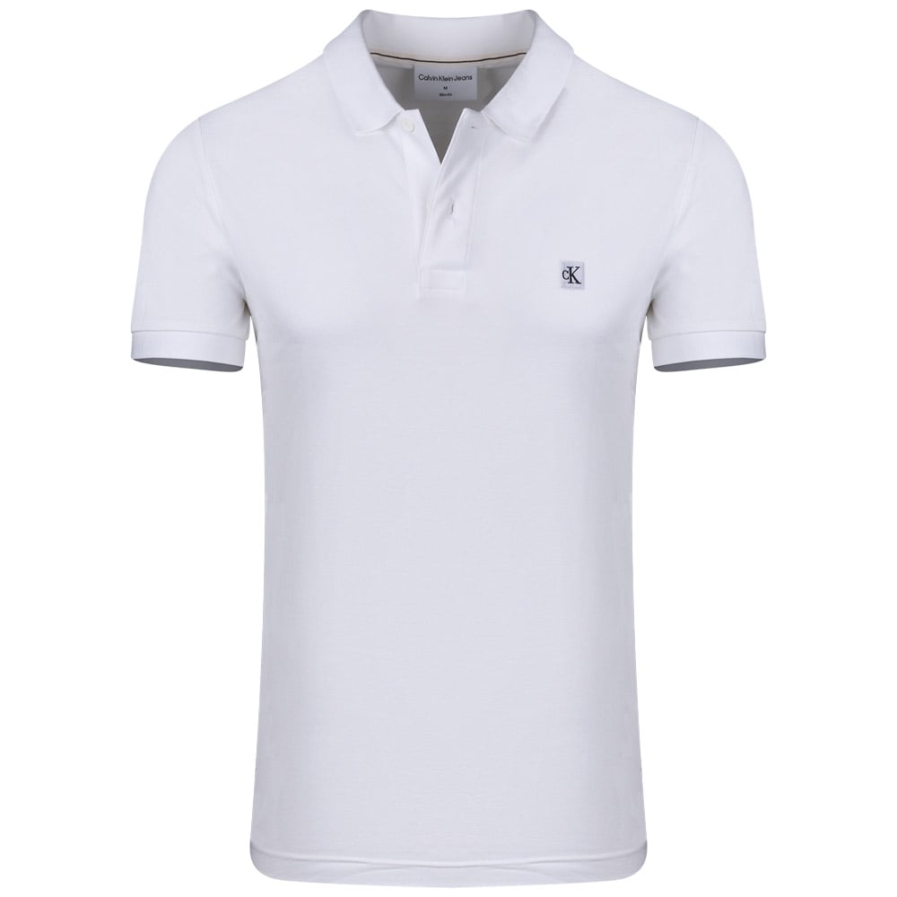 Calvin Klein Λευκό Κοντομάνικο polo - J30J325269