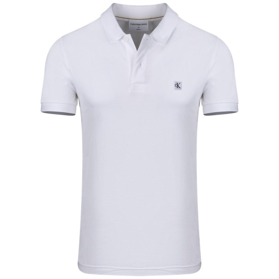 Calvin Klein Λευκό Κοντομάνικο polo - J30J325269