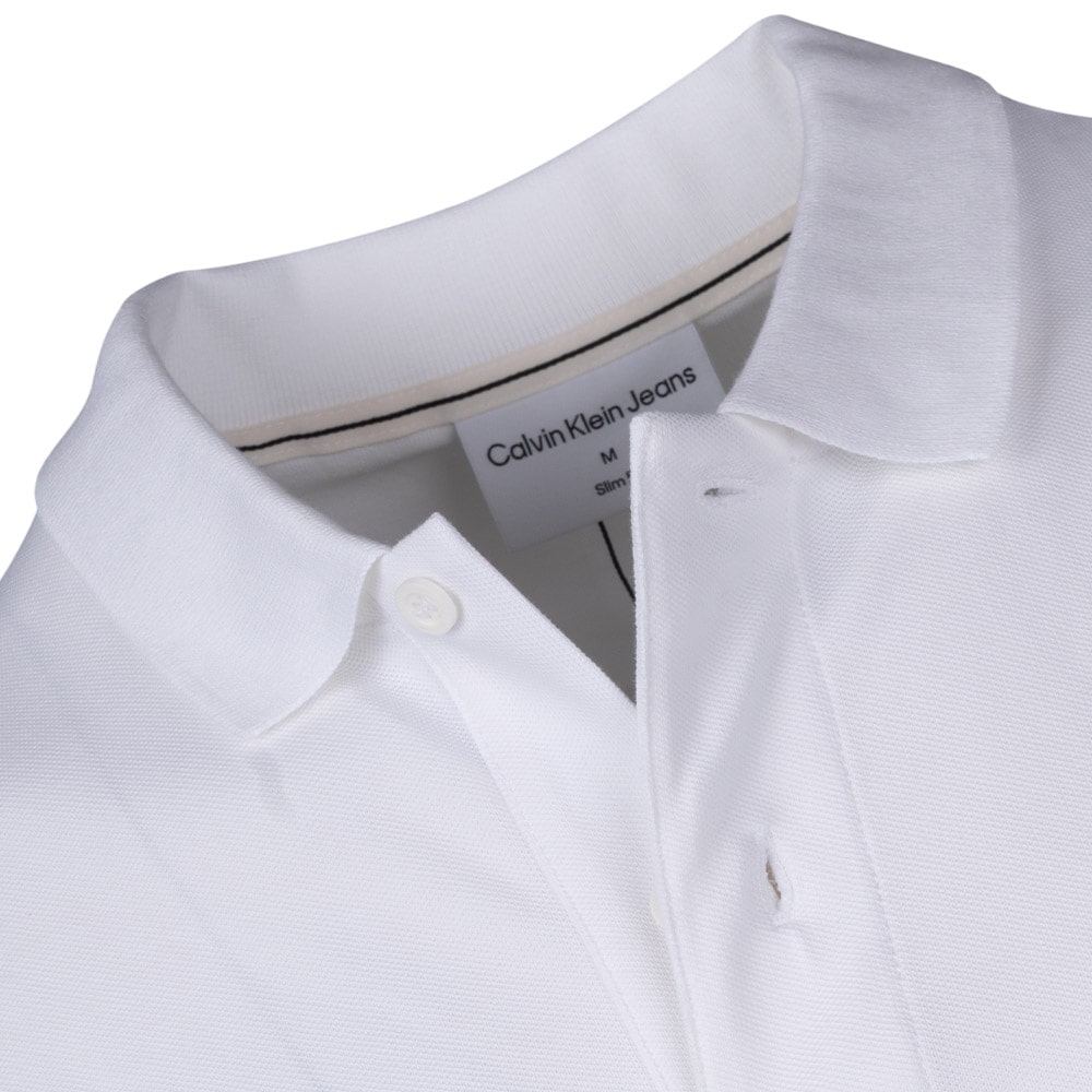 Calvin Klein Λευκό Κοντομάνικο polo - J30J325269