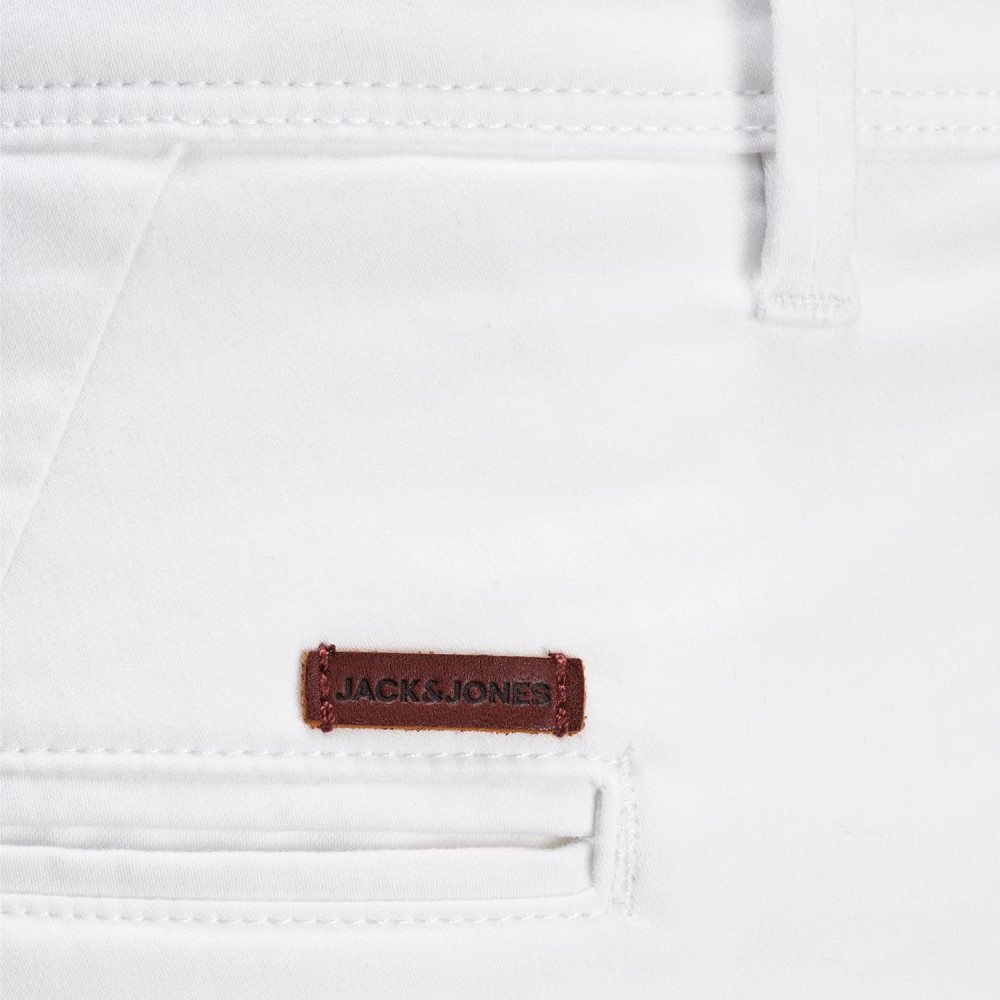 Jack and Jones Λευκή Βερμούδα Chino - 12165604