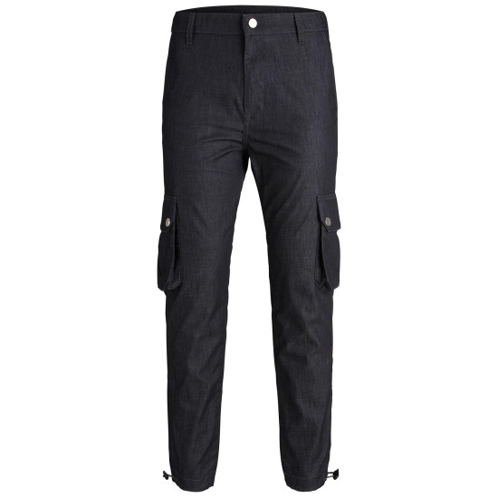 JACK & JONES Blue Denim Παντελόνι Cargo - 12177712