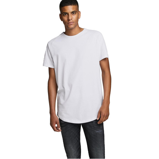 JACK AND JONES Λευκό T-shirt C Neck - 12164936