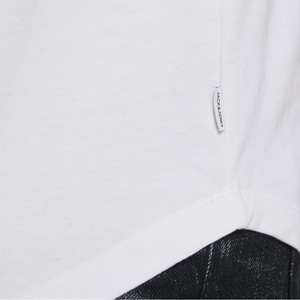 JACK AND JONES Λευκό T-shirt C Neck - 12164936