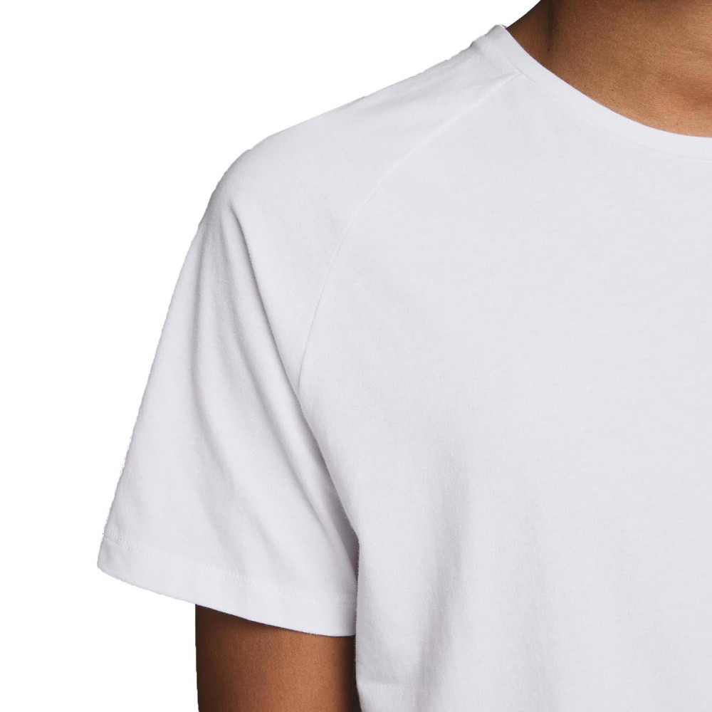 JACK AND JONES Λευκό T-shirt C Neck - 12164936