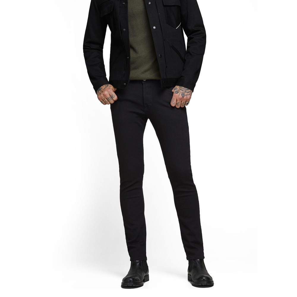 JACK & JONES Μαύρο Jean - 12152346