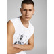 JACK & JONES Λευκό T-Shirt Αμάνικο - 12189732