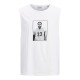 JACK & JONES Λευκό T-Shirt Αμάνικο - 12189732