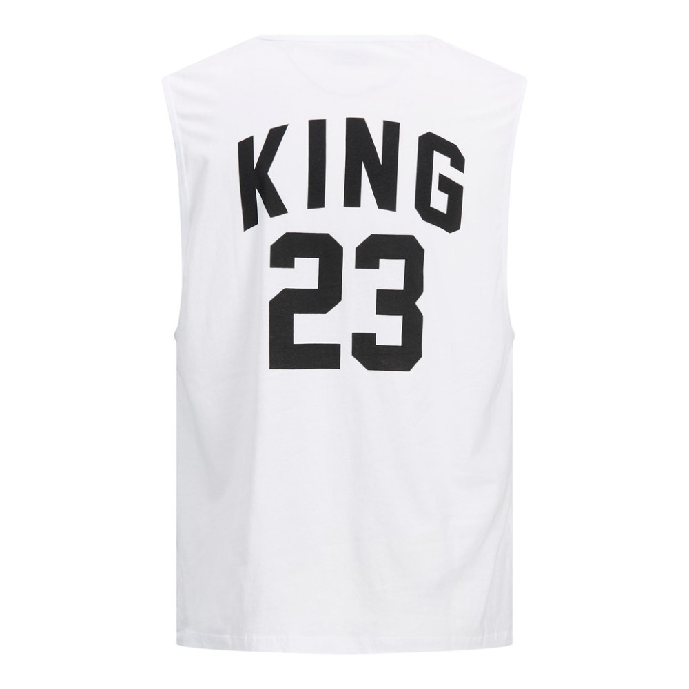 JACK & JONES Λευκό T-Shirt Αμάνικο - 12189732