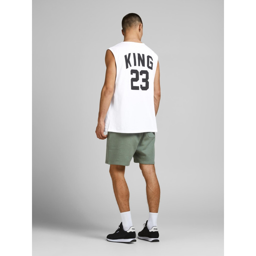 JACK & JONES Λευκό T-Shirt Αμάνικο - 12189732