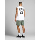 JACK & JONES Λευκό T-Shirt Αμάνικο - 12189732