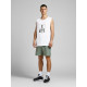 JACK & JONES Λευκό T-Shirt Αμάνικο - 12189732