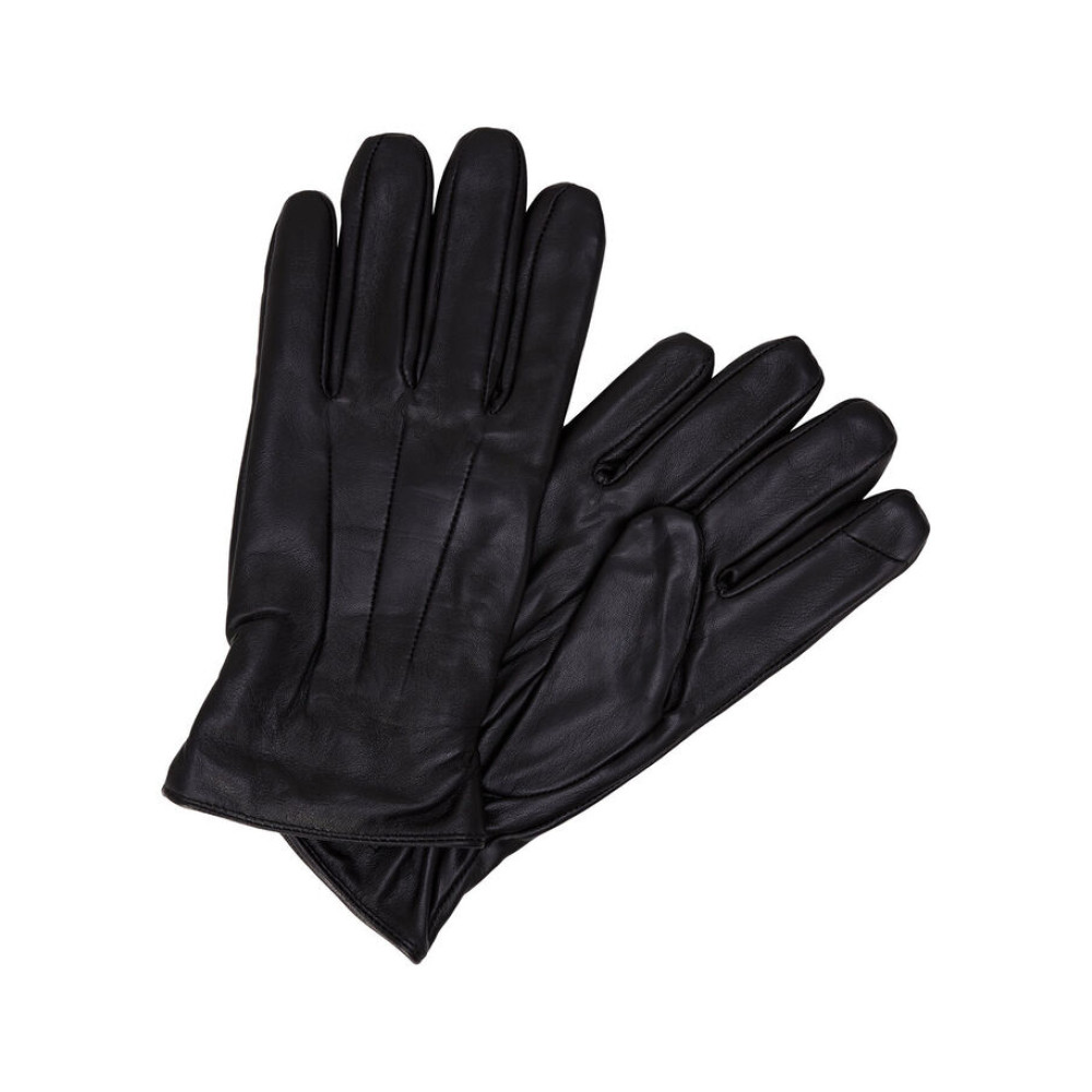 Jack and Jones Μαύρα Γάντια 100% Leather - 12125090