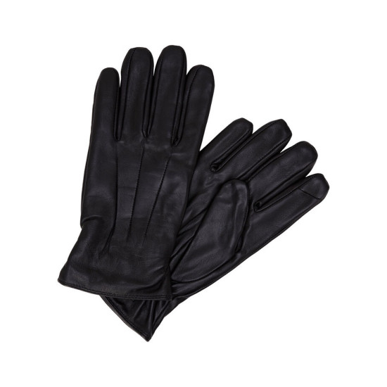 Jack and Jones Μαύρα Γάντια 100% Leather - 12125090