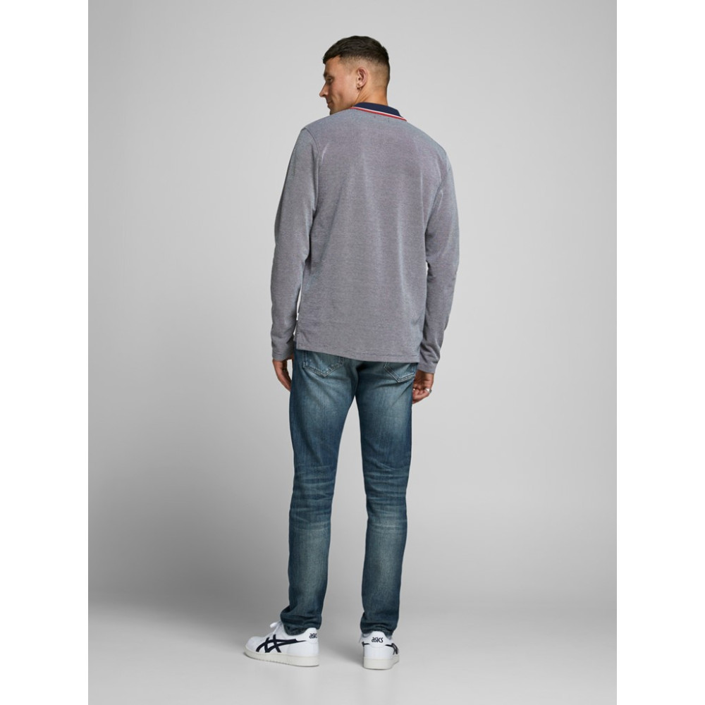 JACK & JONES Μπλε Μακρυμάνικο polo - 12174038