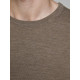 JACK & JONES Καφέ Πουλόβερ C Neck 100% Wool - 12175288