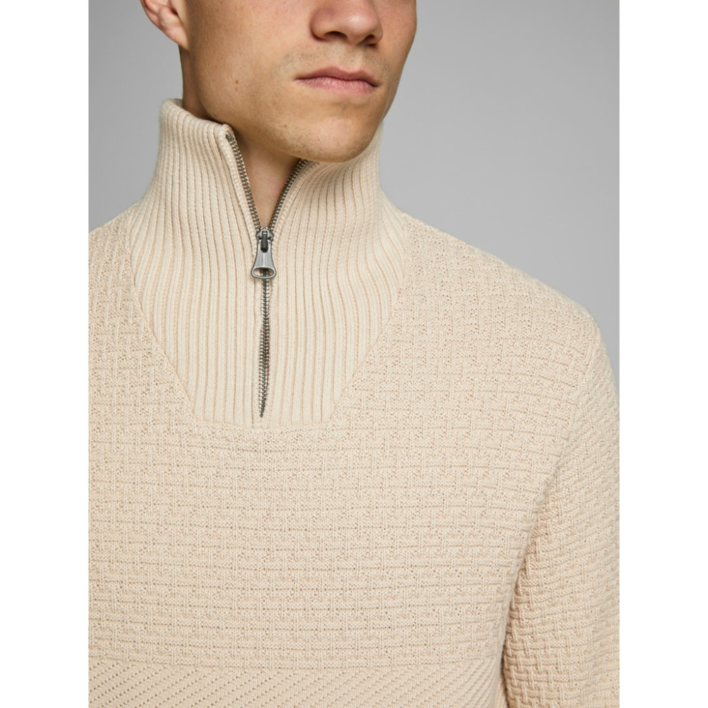 JACK & JONES - Πλεκτό 12175843 Μπέζ