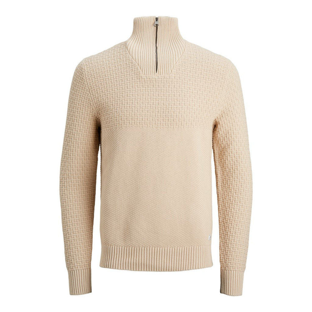 JACK & JONES - Πλεκτό 12175843 Μπέζ