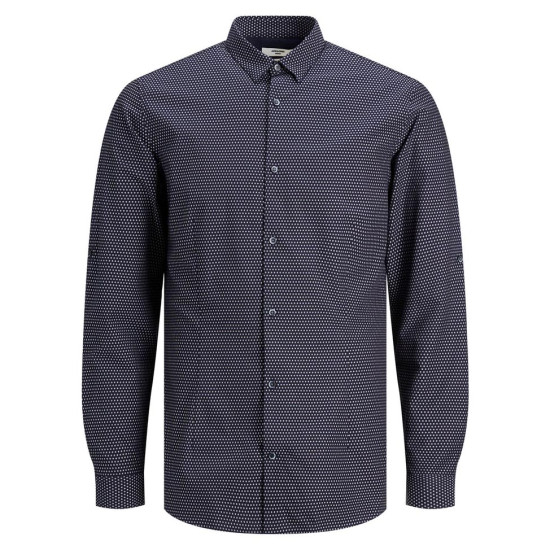 JACK & JONES Μπλε Πουκάμισο με Μικροσχέδιο - 12176698