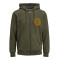 Jack and Jones Πράσινη Ζακέτα Hoodie - 12189640
