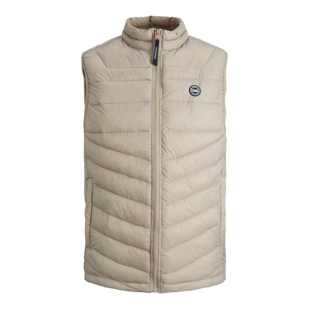 Jack and Jones Αμάνικο Μπεζ Μπουφάν - 12211790 