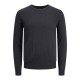 Jack and Jones Γκρι Πουλόβερ C Neck - 12208364