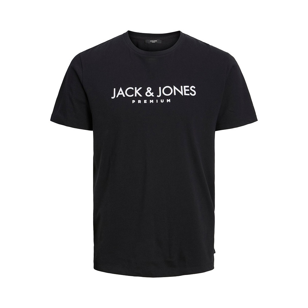 Jack and Jones Μαύρο T-shirt C Neck - 12227649