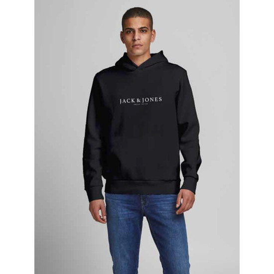 Jack and Jones Μαύρο Hoodie - 12221967