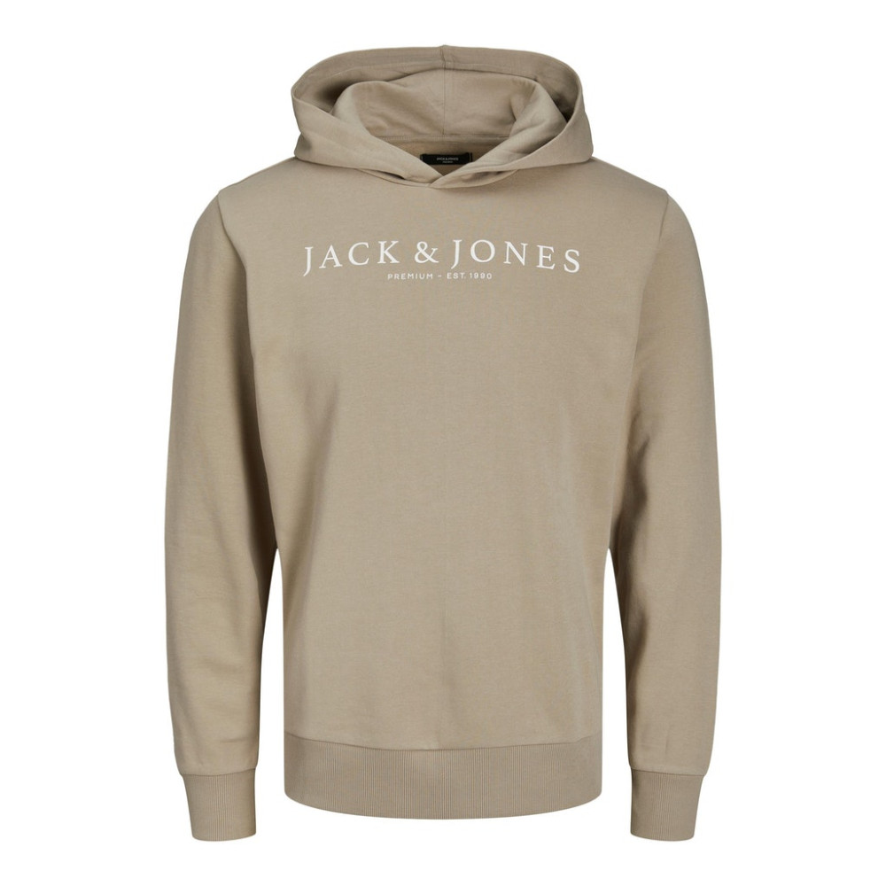 Jack and Jones Μπεζ Hoodie - 12221967