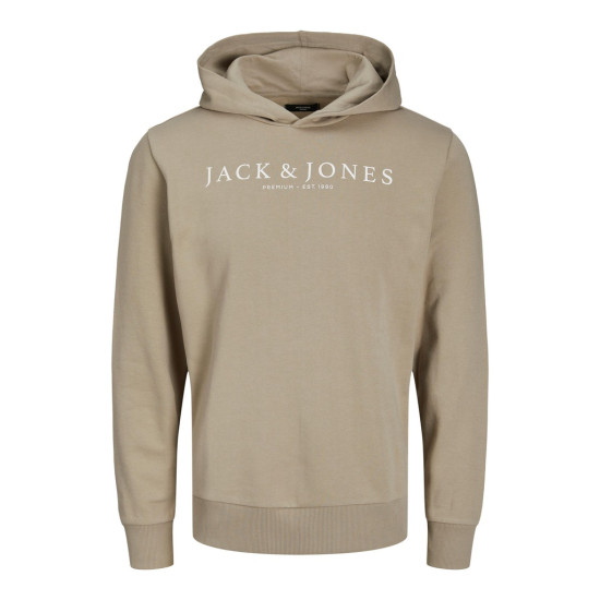 Jack and Jones Μπεζ Hoodie - 12221967