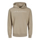 Jack and Jones Μπεζ Hoodie - 12221967