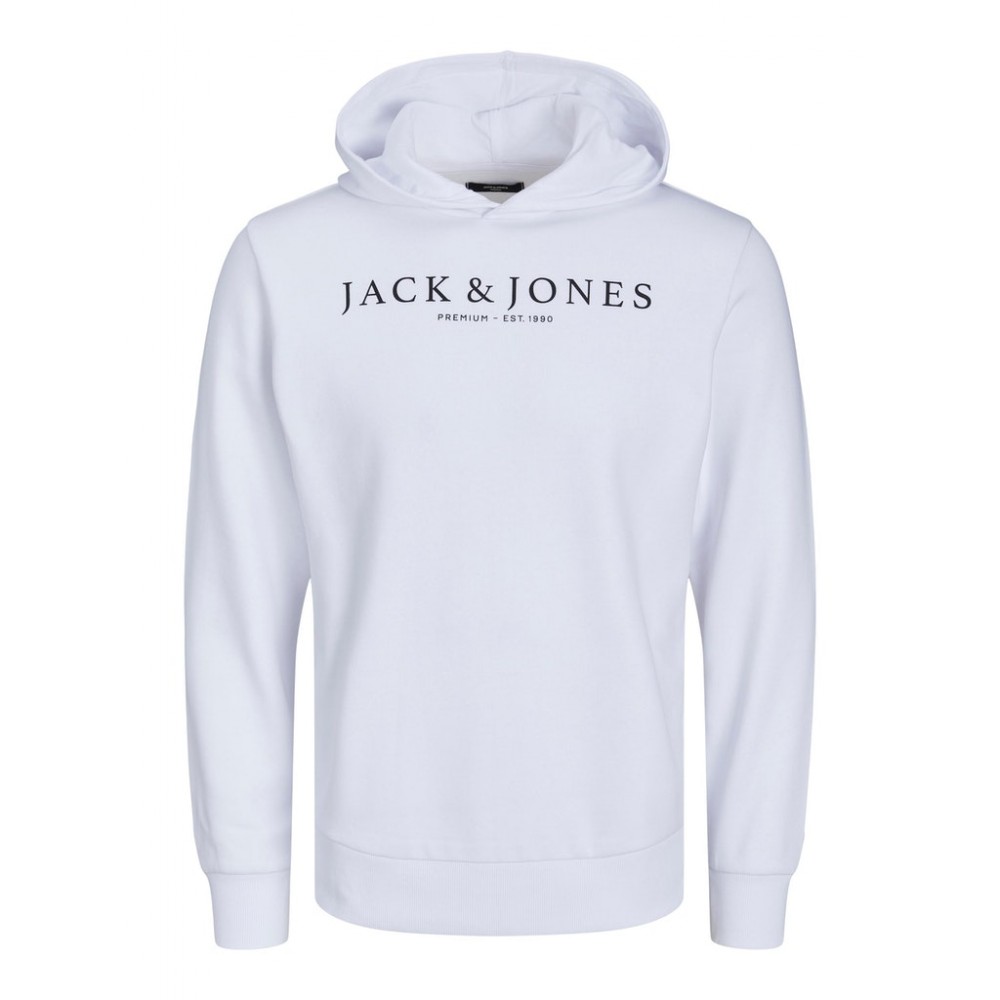 Jack and Jones Λευκό Hoodie - 12221967