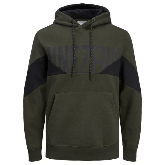 Jack and Jones Πράσινο Hoodie - 12211544