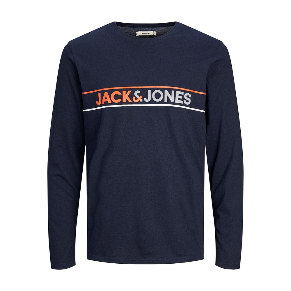 Jack and Jones Μπλε Μπλούζα C Neck - 12240306