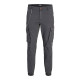 Jack and Jones Ανθρακί Παντελόνι Cargo - 12231346