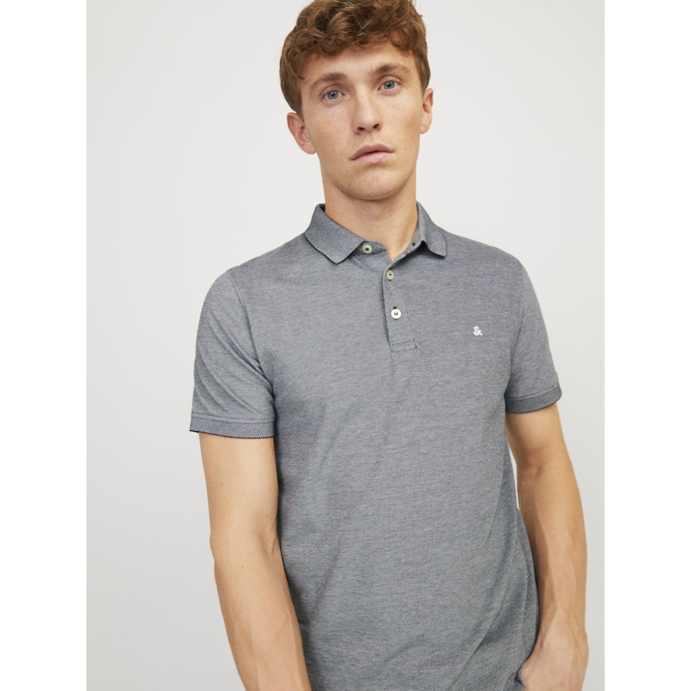 Jack and Jones Γκρι Κοντομάνικο polo - 12136668
