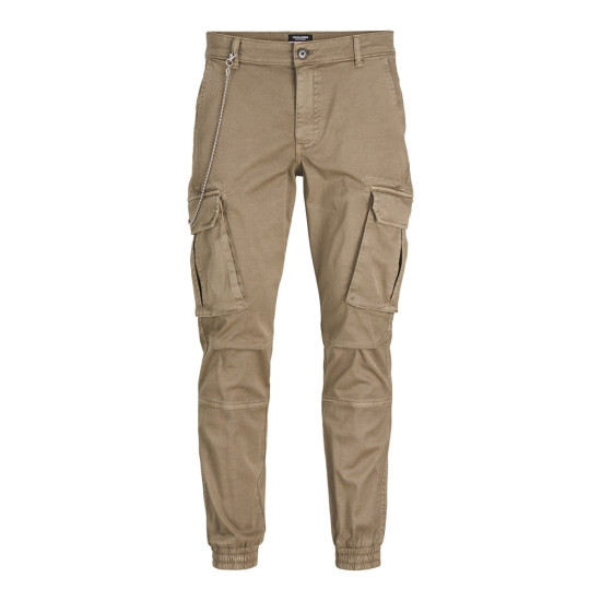 Jack and Jones Μπεζ Παντελόνι Cargo - 12267244