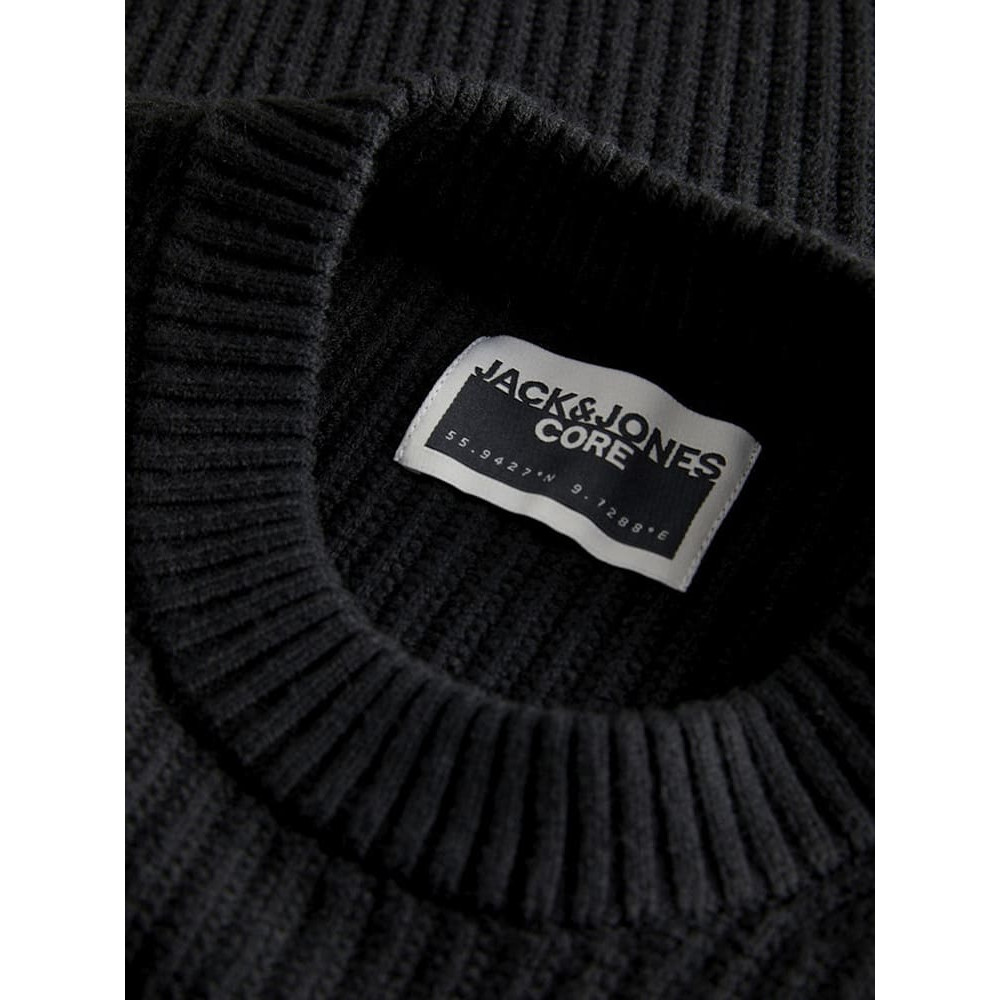 Jack & Jones Μαύρο Πουλόβερ C Neck - 12283169